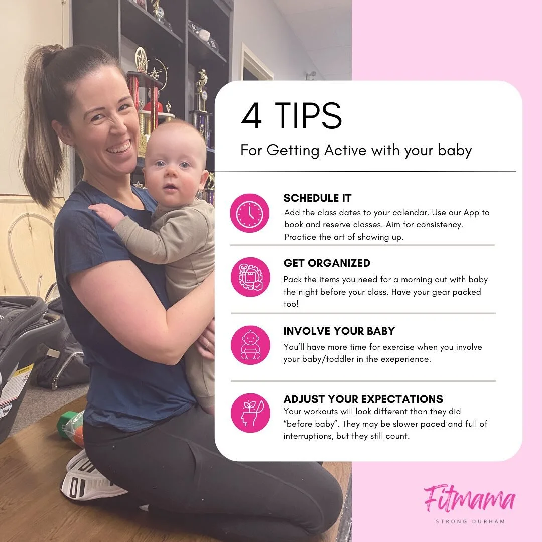 t&rsquo;s not easy, but it&rsquo;s worth it. 💪💗

Finding time to move your body while caring for a little one can feel impossible some days&mdash;but small steps add up. Here are 4 simple ways to make getting active with your baby a little smoother