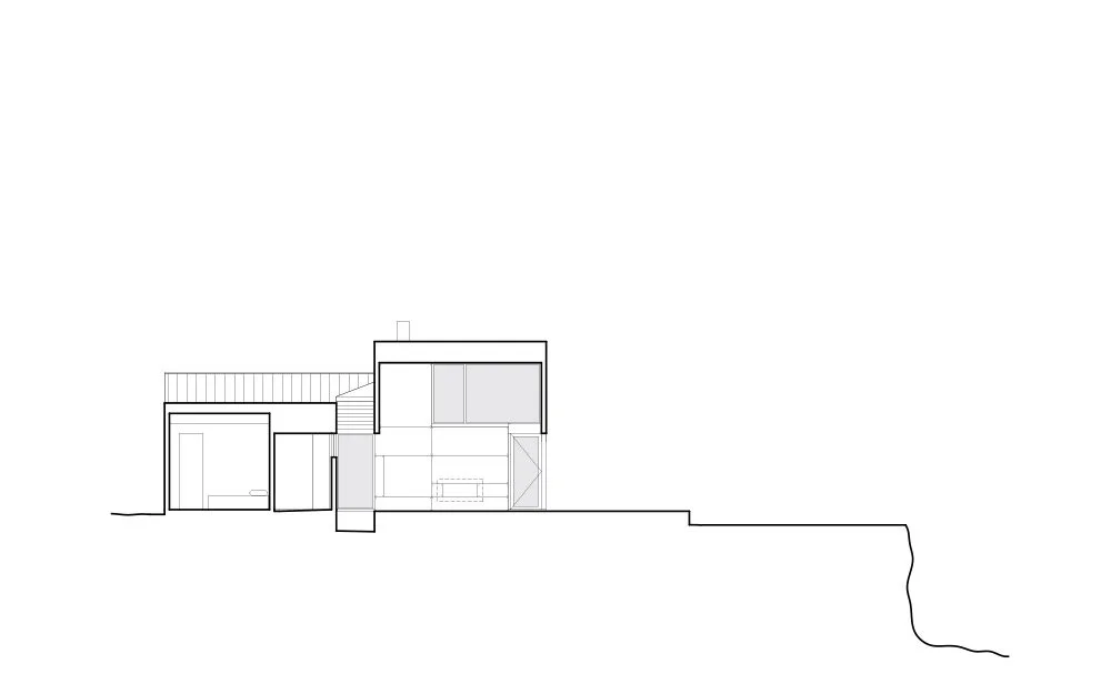 Courtyard House on a River