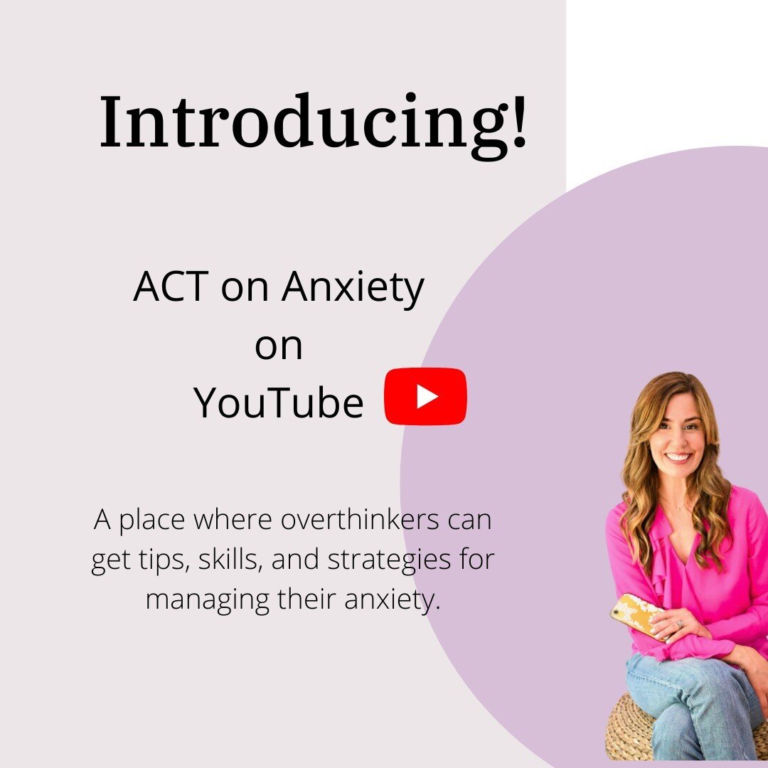Come visit me on my new youtube channel where I share tips, skills, and strategies to help overthinkers manage their anxiety. 
New videos posted every Friday. Link in bio!