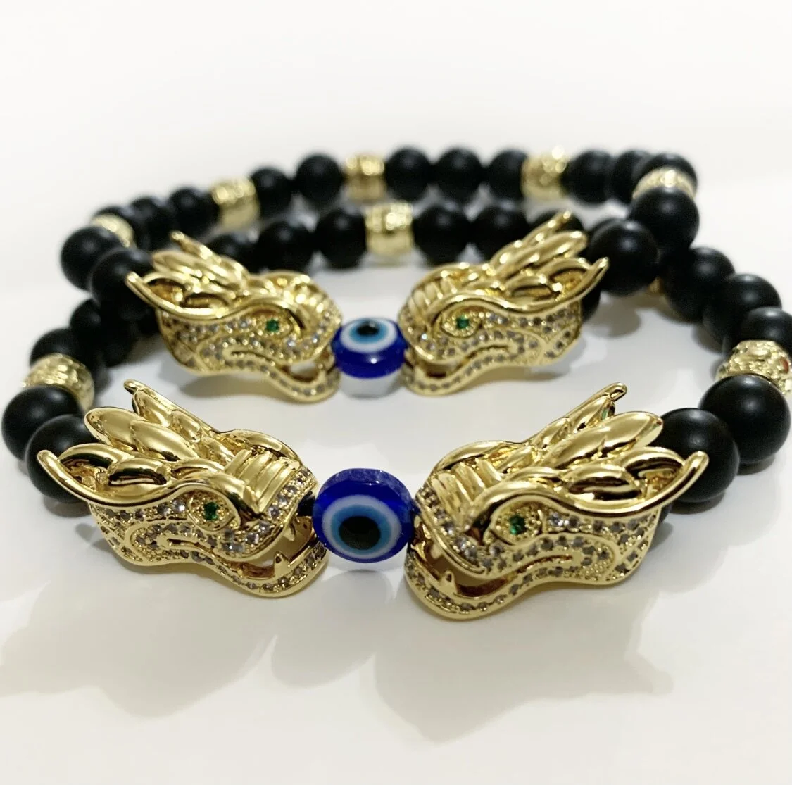 Custom Dragon Charm Bracelet