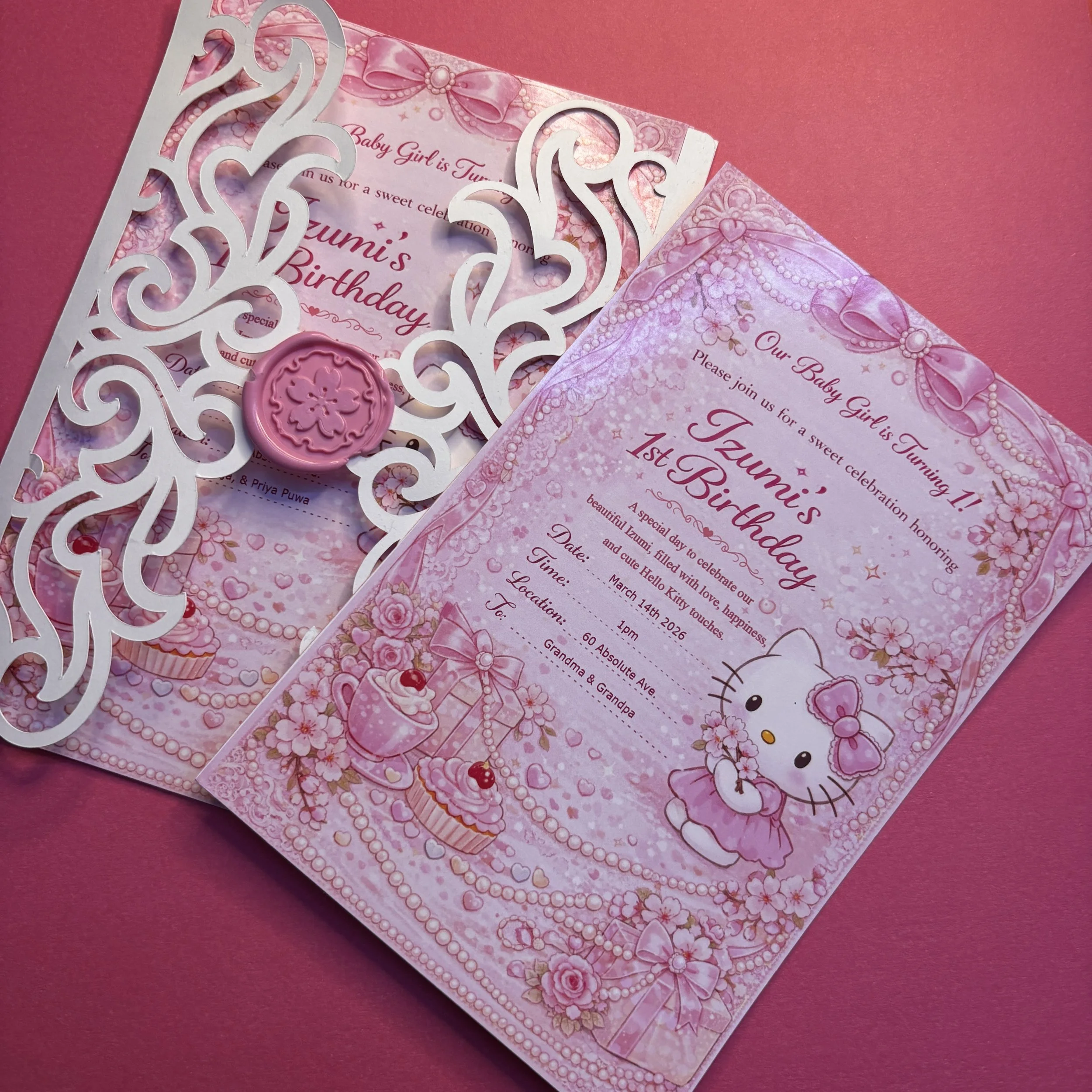 Wedding/Birthday Invitations