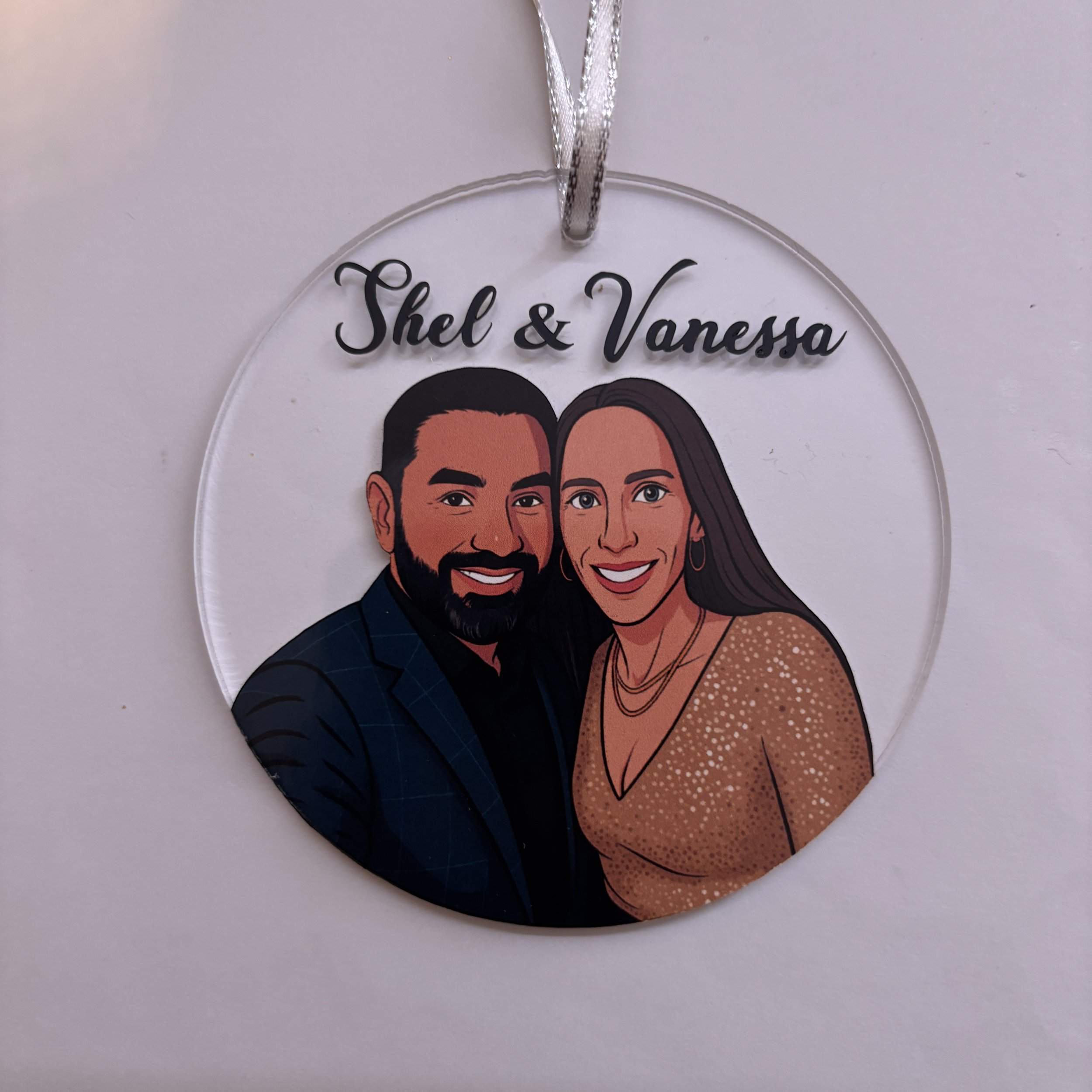 Custom Character Drawing Ornament/Keychain