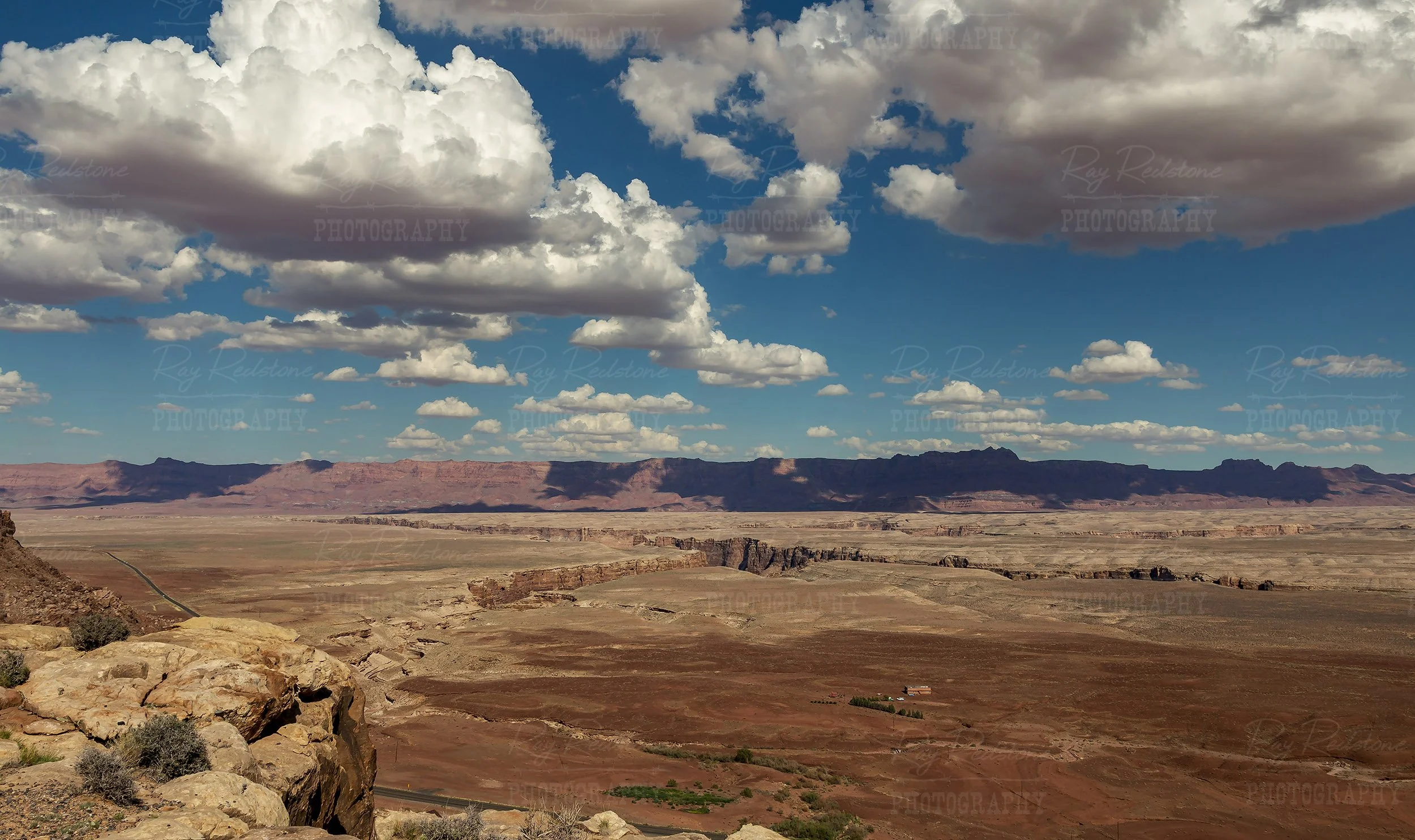 Summer clouds over Marble Canyon Arizona.