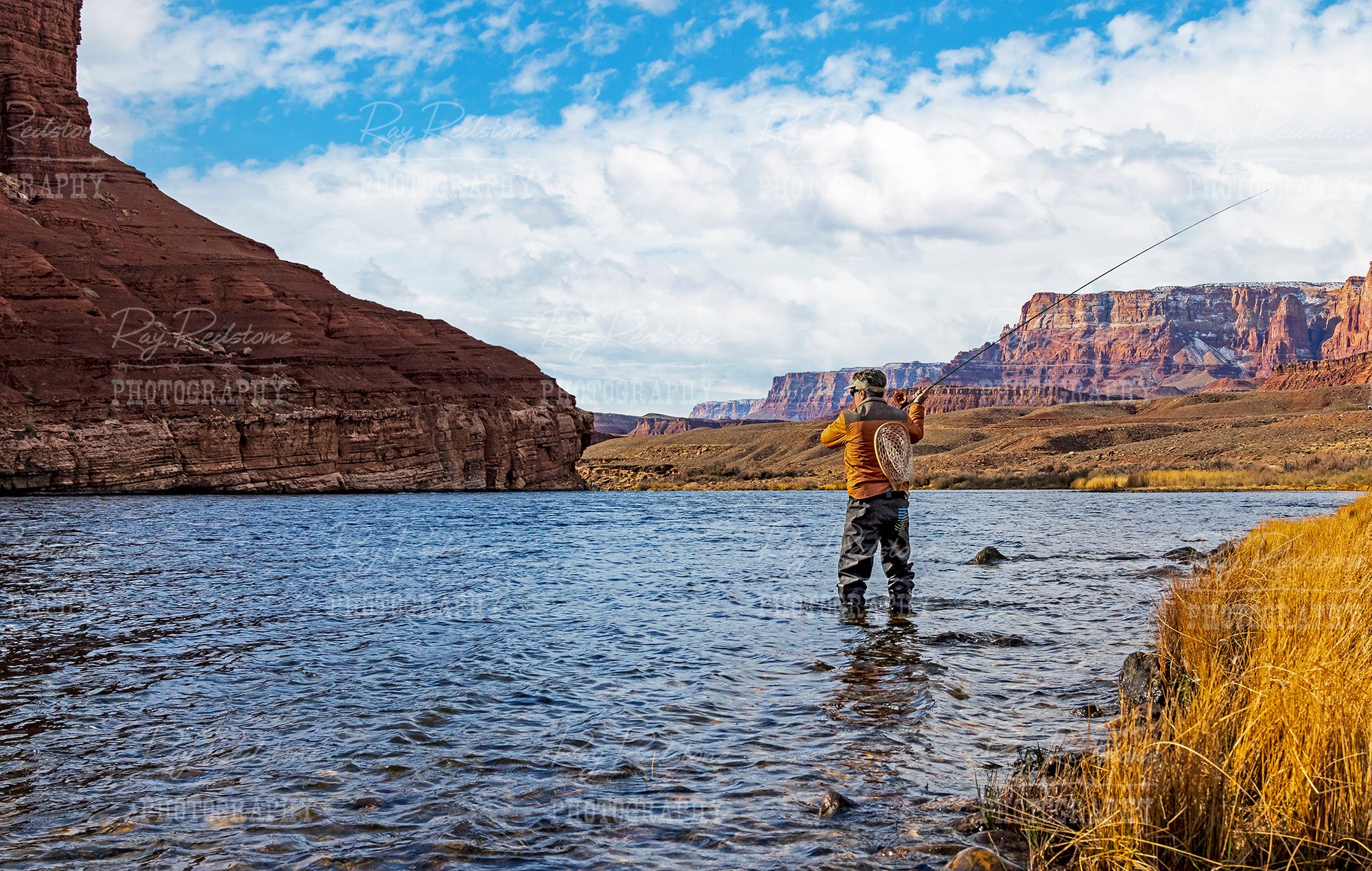 Fly Fishing On Colorado River Lees Ferry AZ