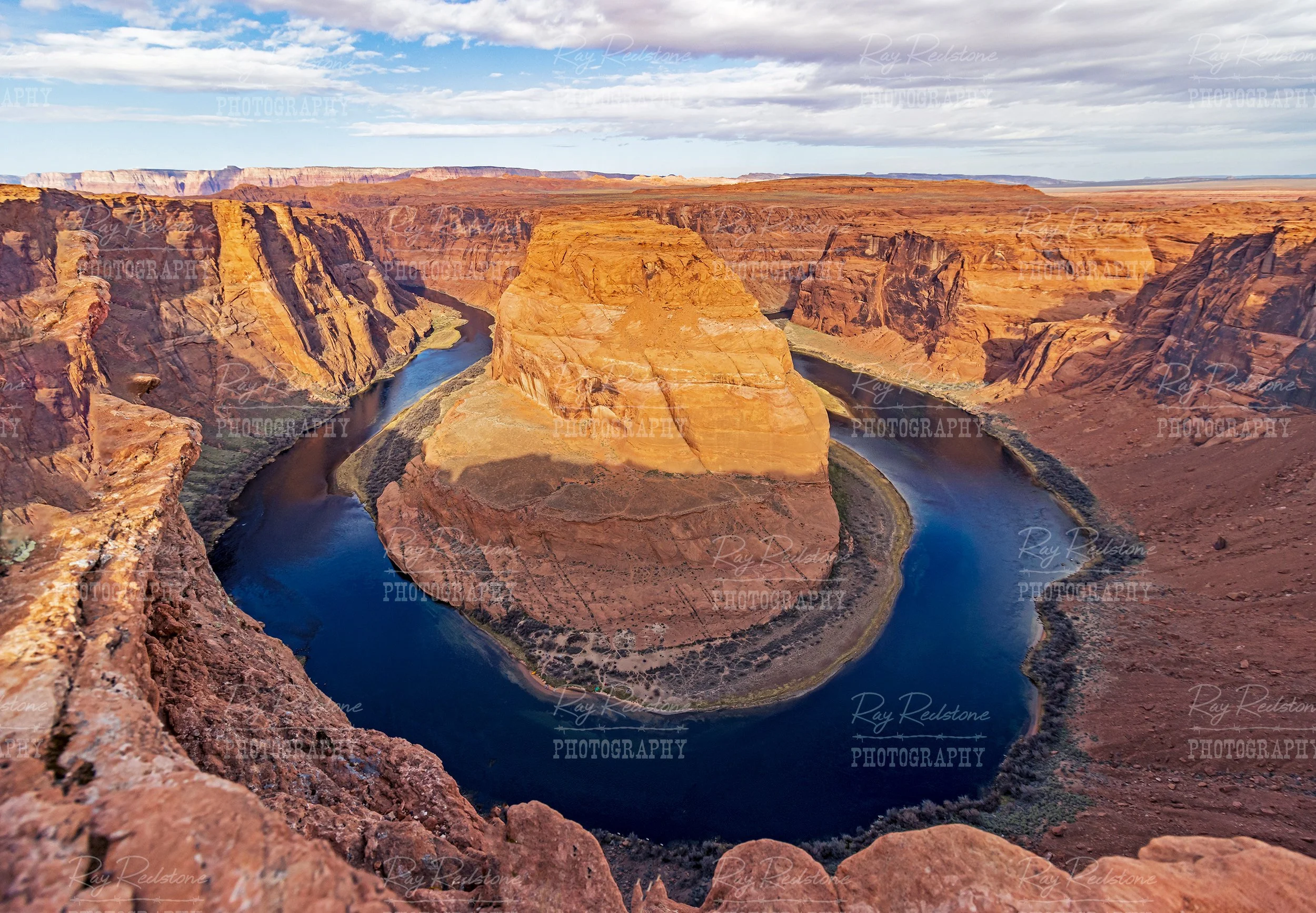 View Of Horseshoe Bend Morning Time