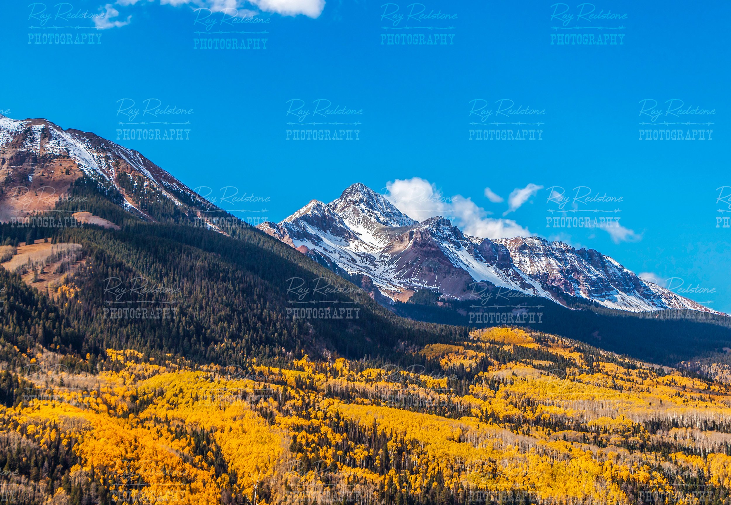Wilson Peak At Fall Time Near Telluride