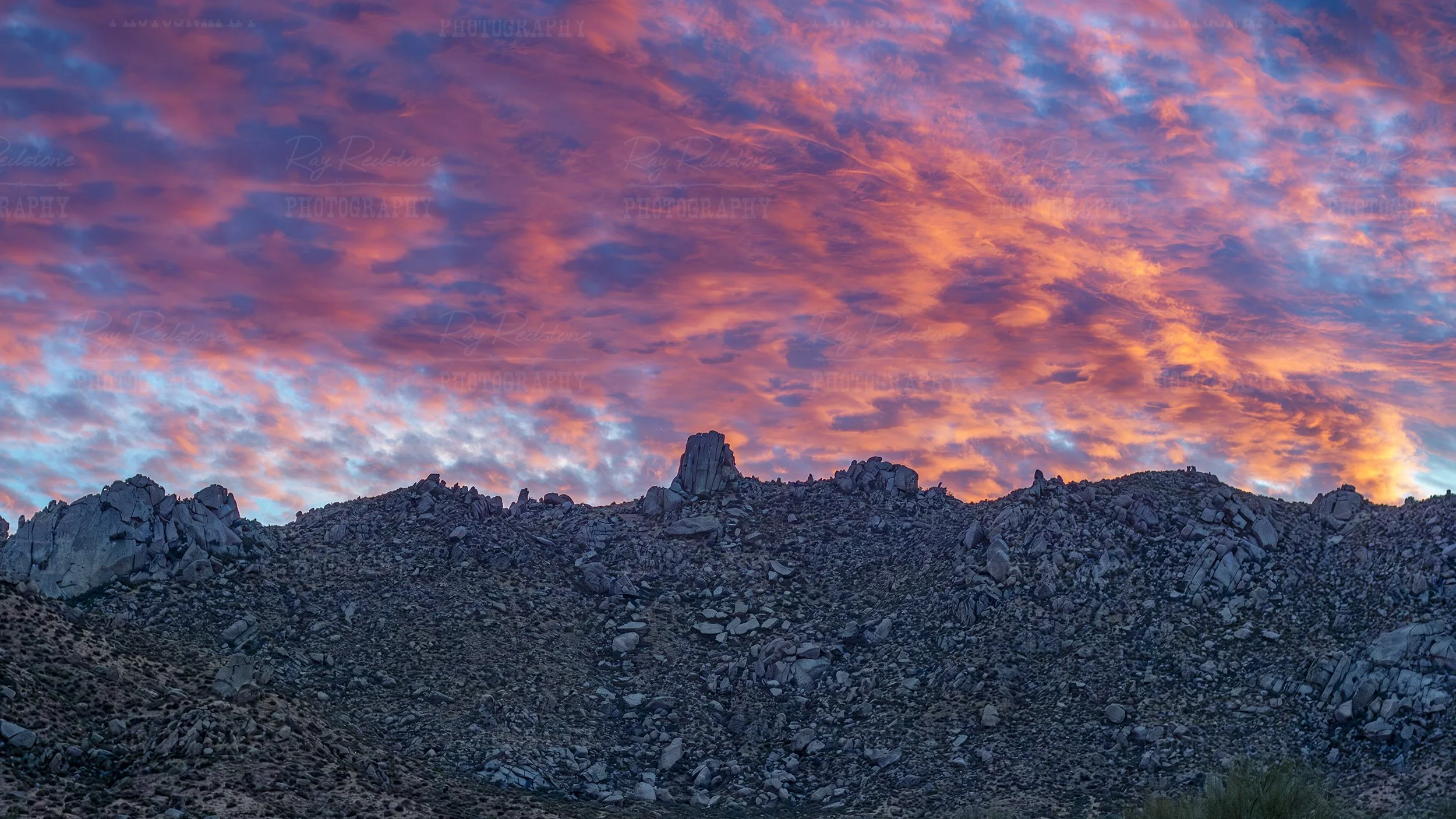 Sunset At Toms Thumb Trailhead Scottsdale AZ