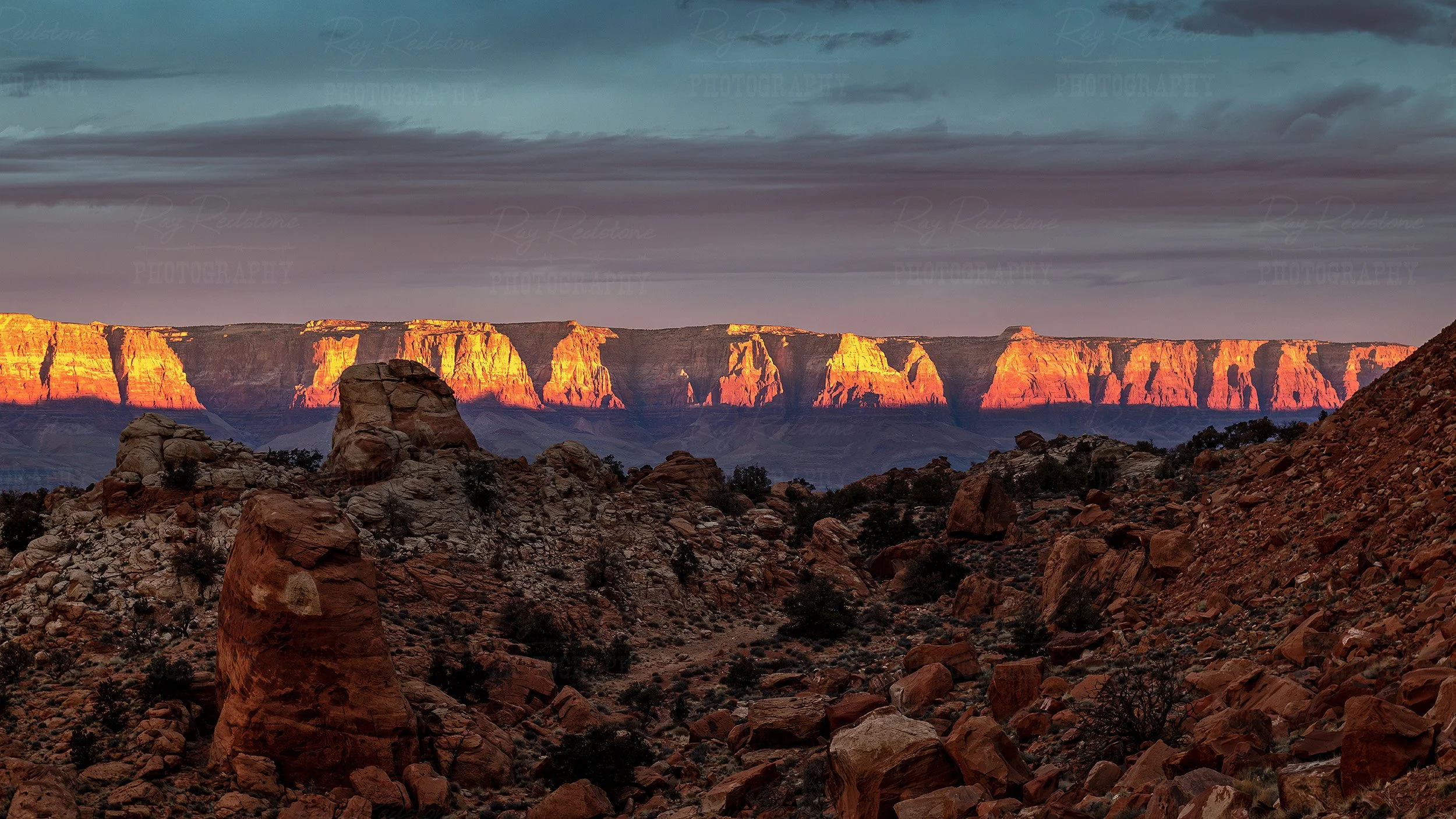 The Vermilion Cliffs At Sunrise