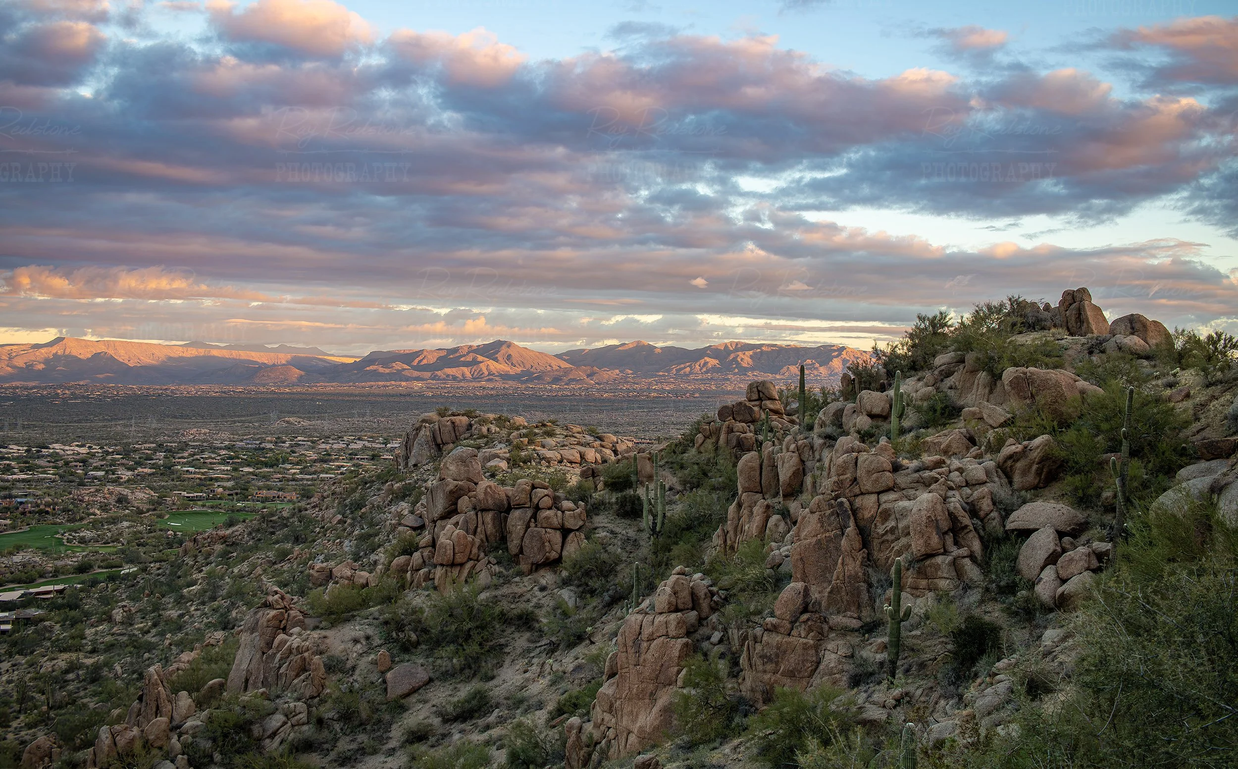 Early Morning View From The Pinnacle Peak Trail In Scottsdale
