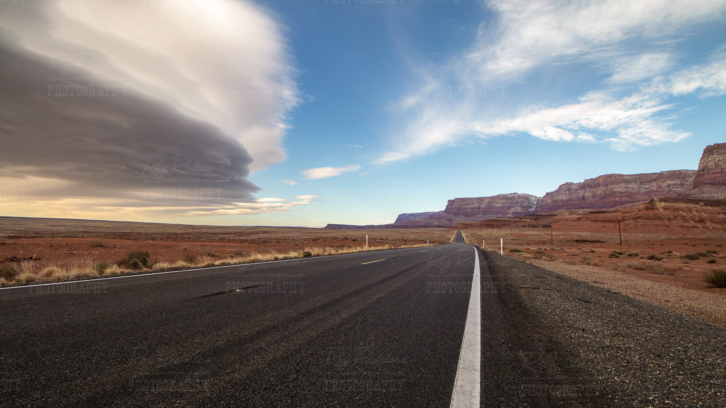 Desert Highway 89a In Arizona