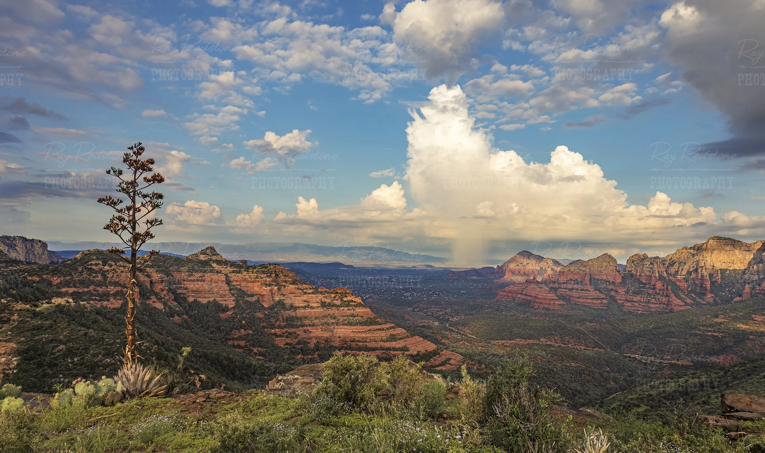 Monsoon Storm Clouds Forming Sedona AZ