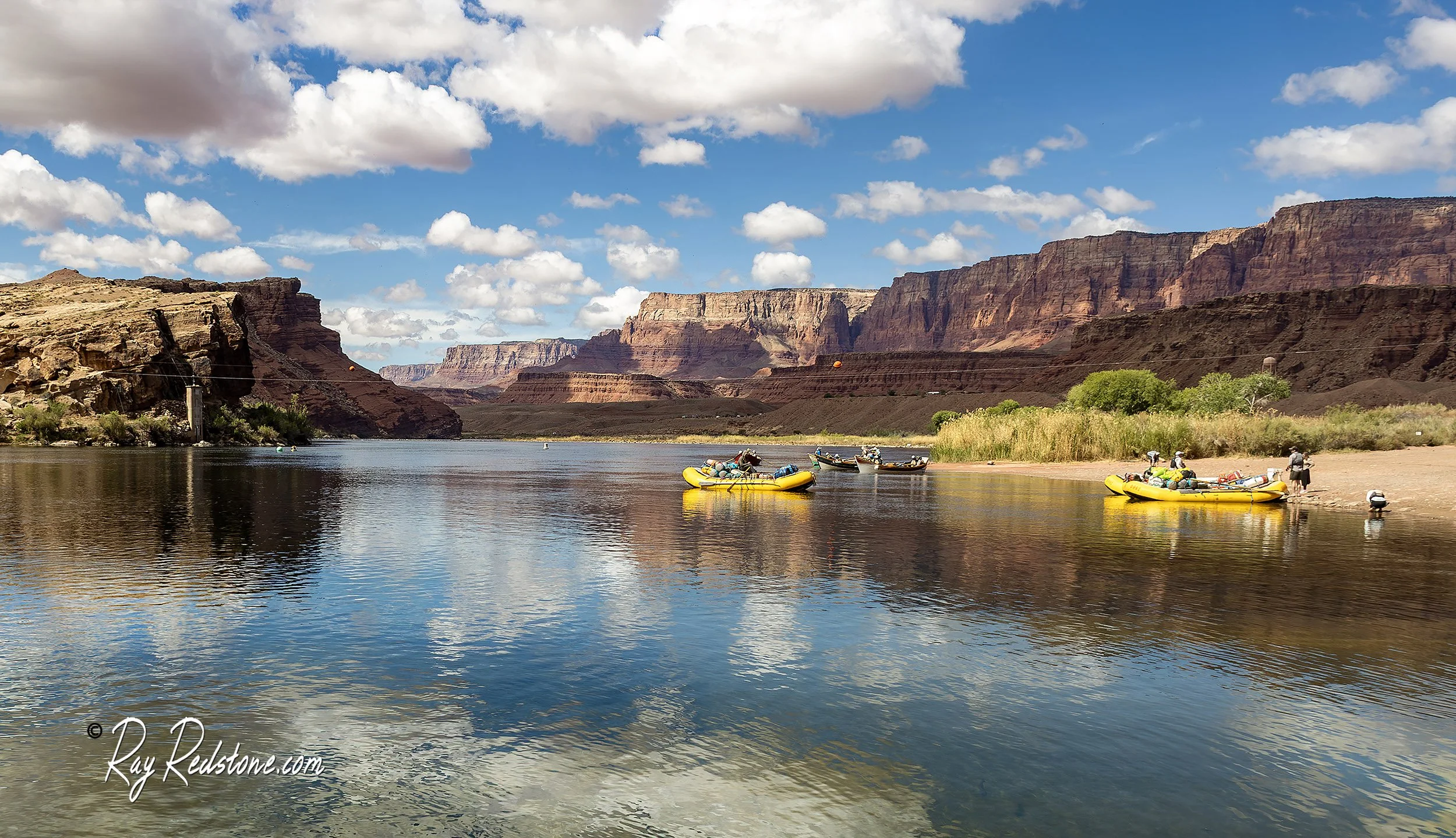 Rafting Party at Lees Ferry AZ heading down Colorado river 2026