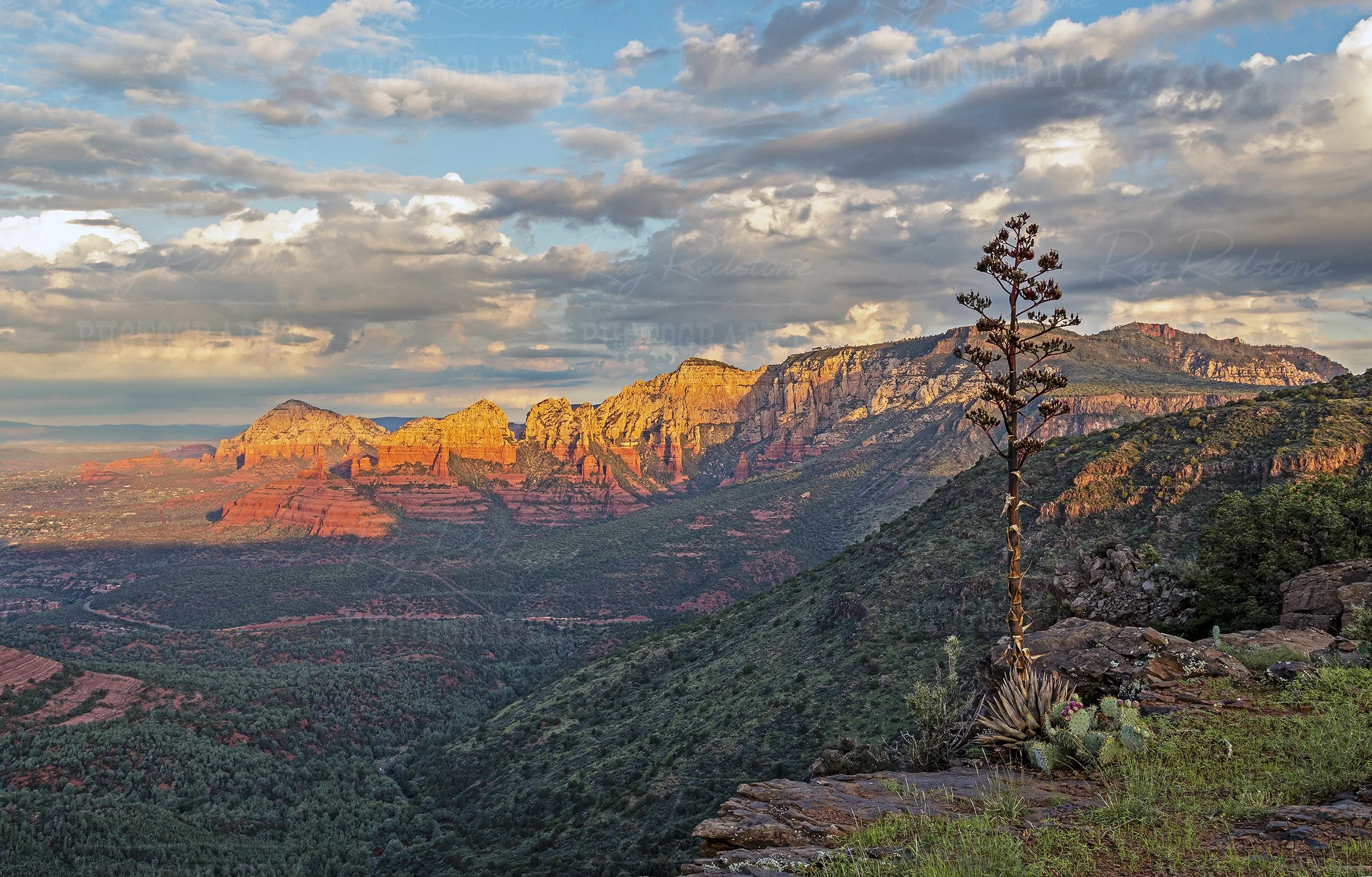 Stunning Sedona Red Rock Landscape View From Overlook