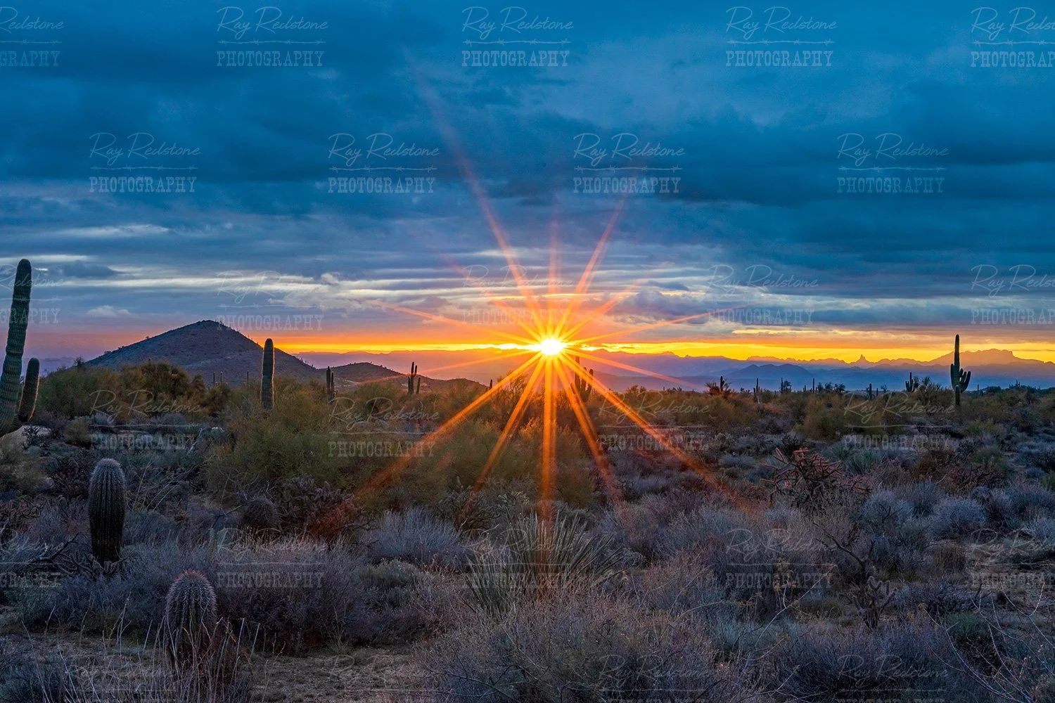Desert Starburst Sunrise