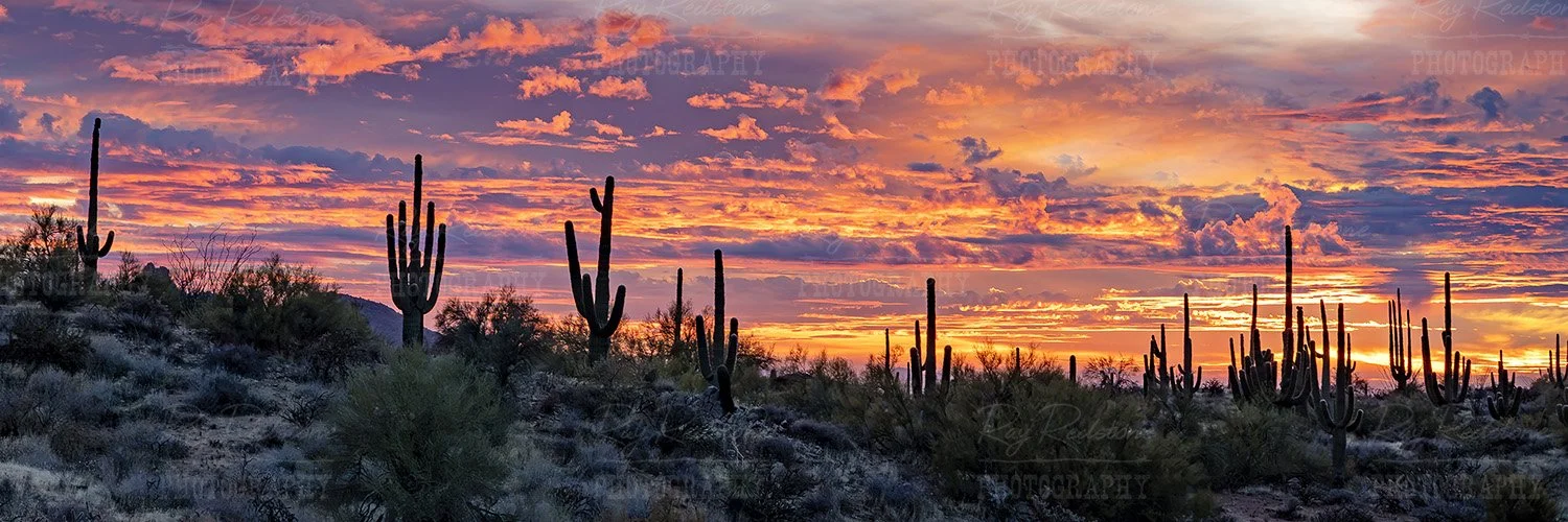 Super Ultra Wide Desert Sunset 