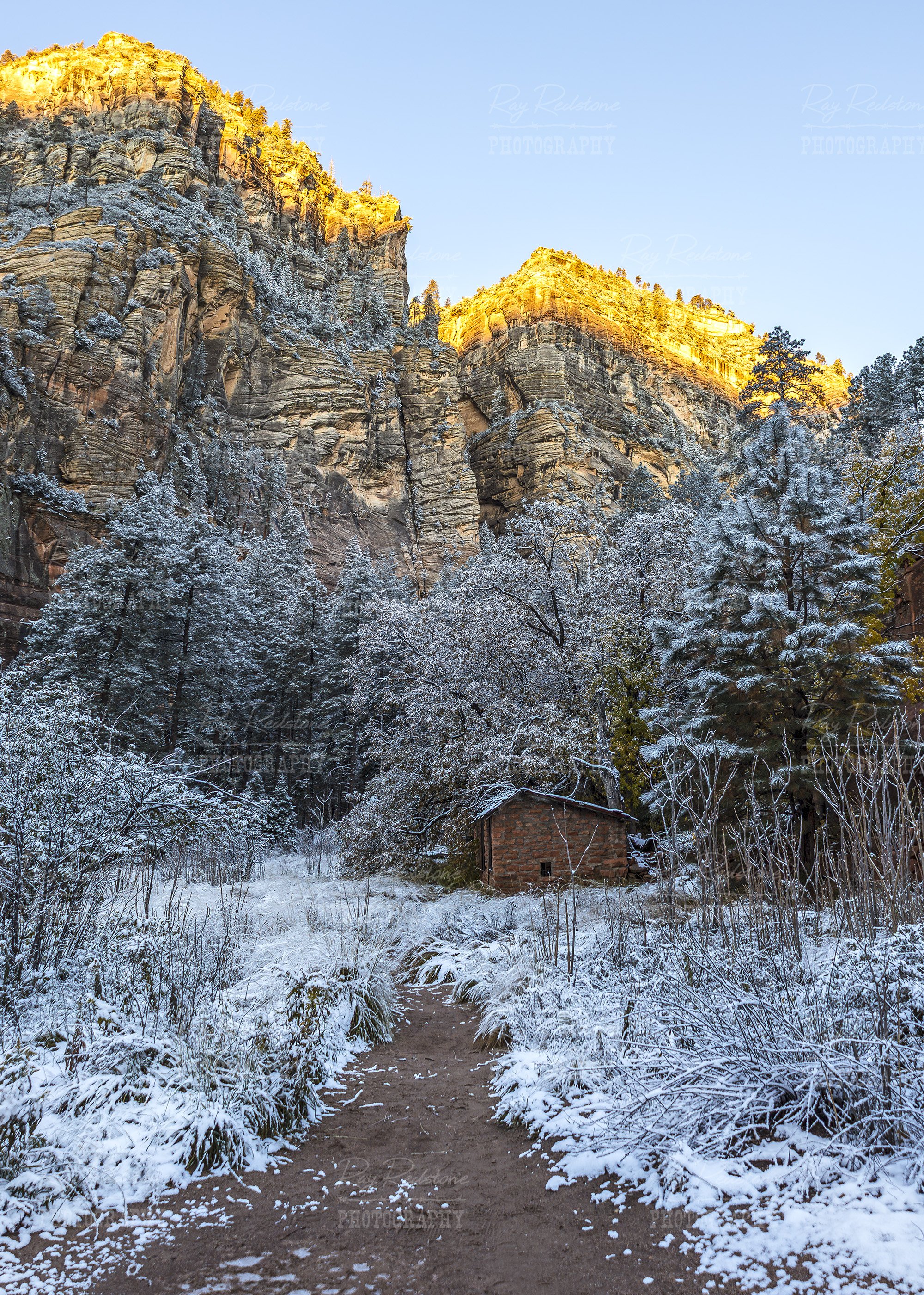 Old Historic Structure On West Fork Trail In Sedona AZ