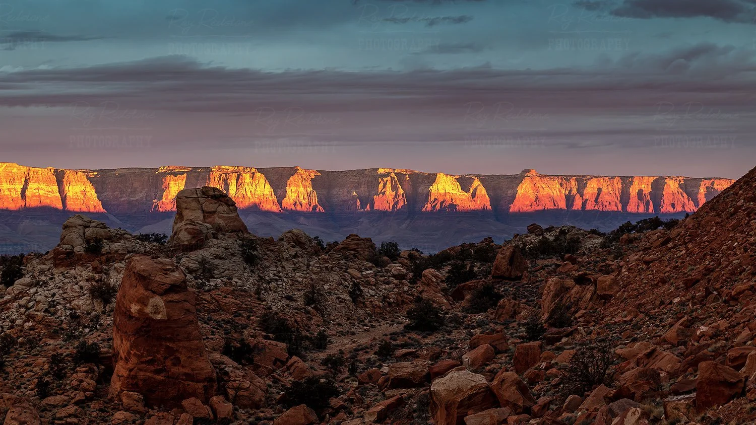 The Vermilion Cliffs At Sunrise 