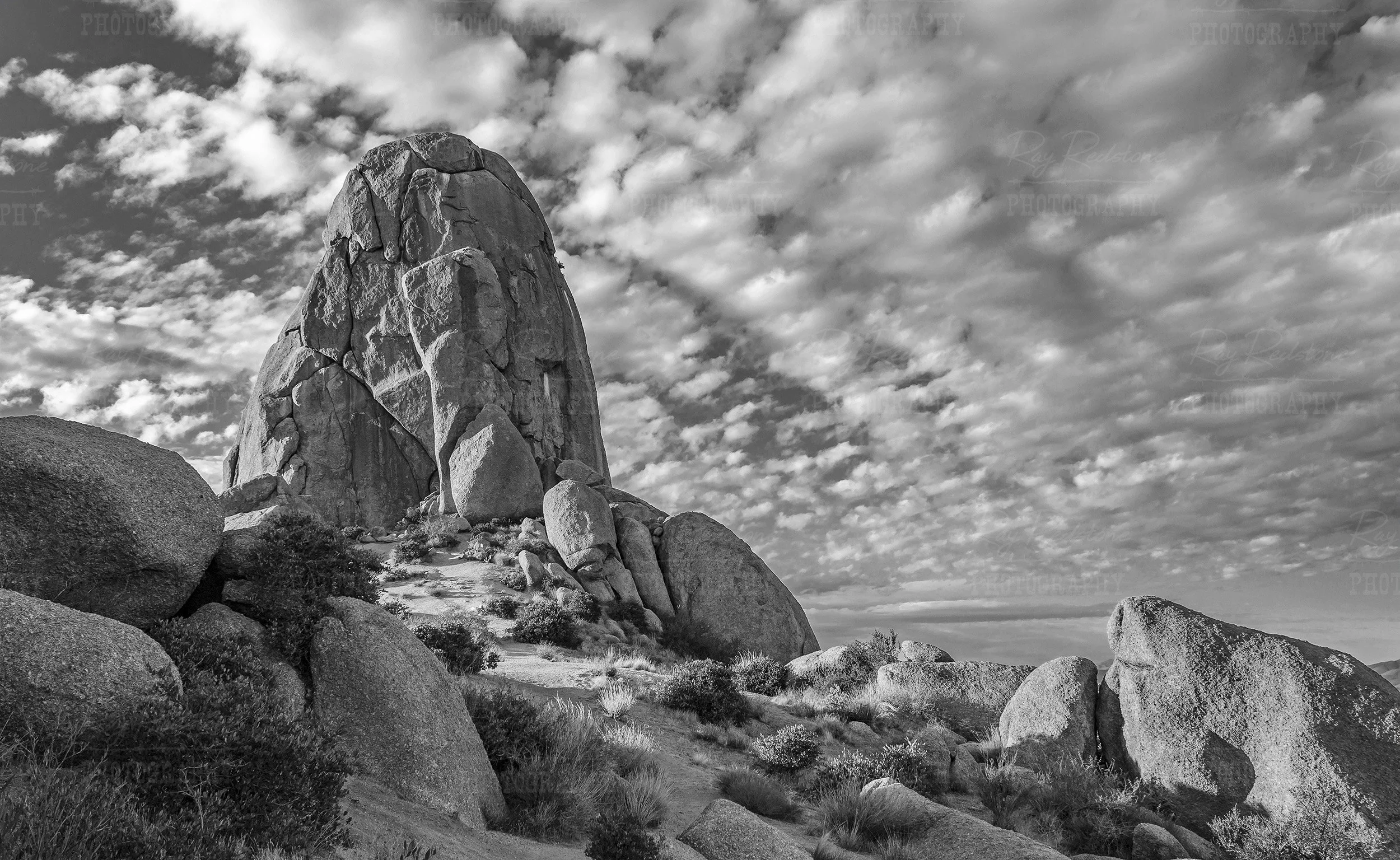 Black And White Image Toms Thumbs Landmark In Scottsdale
