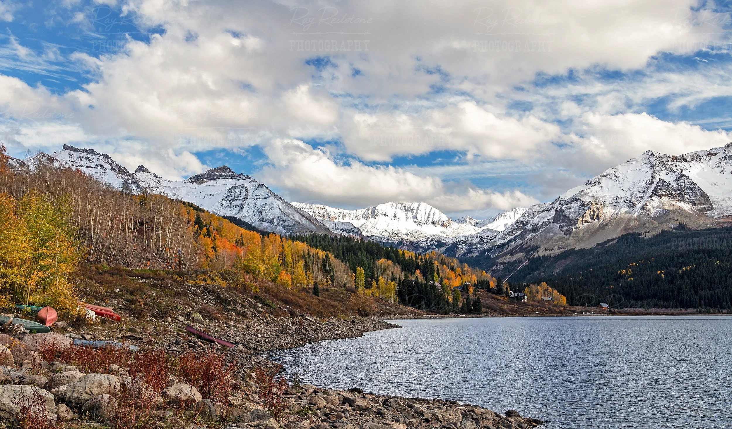 Trout Lake Near Telluride CO At Fall Time