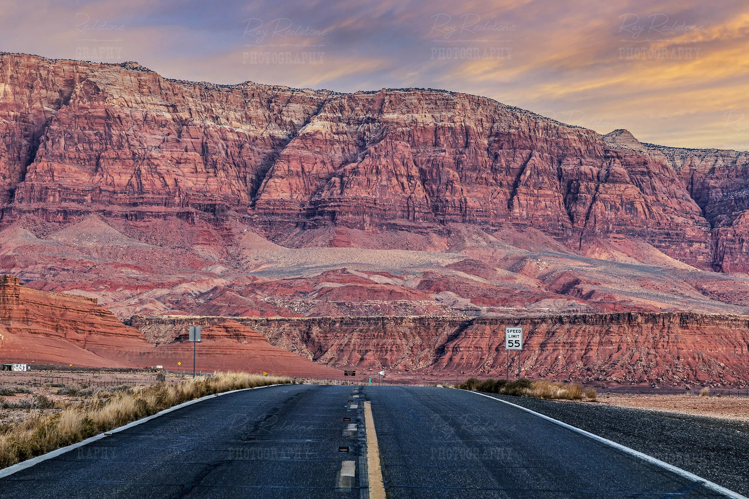 Arizona US Highway 89a Sunrise Time