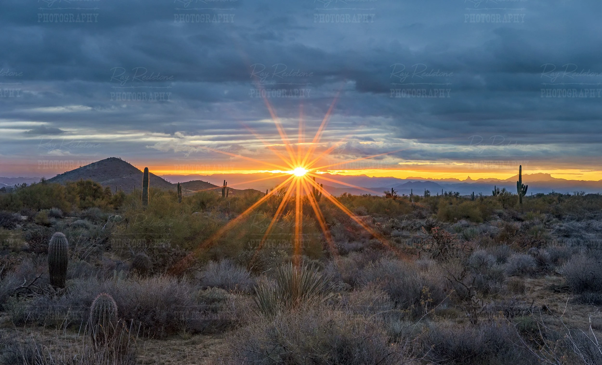 Desert Sunrise Sunburst North Scottsdale Browns Ranch