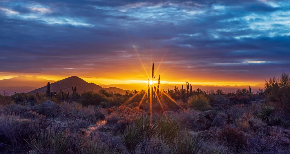 Arizona Desert Sunrise & Sunset Images For Sale, Image Digital ...