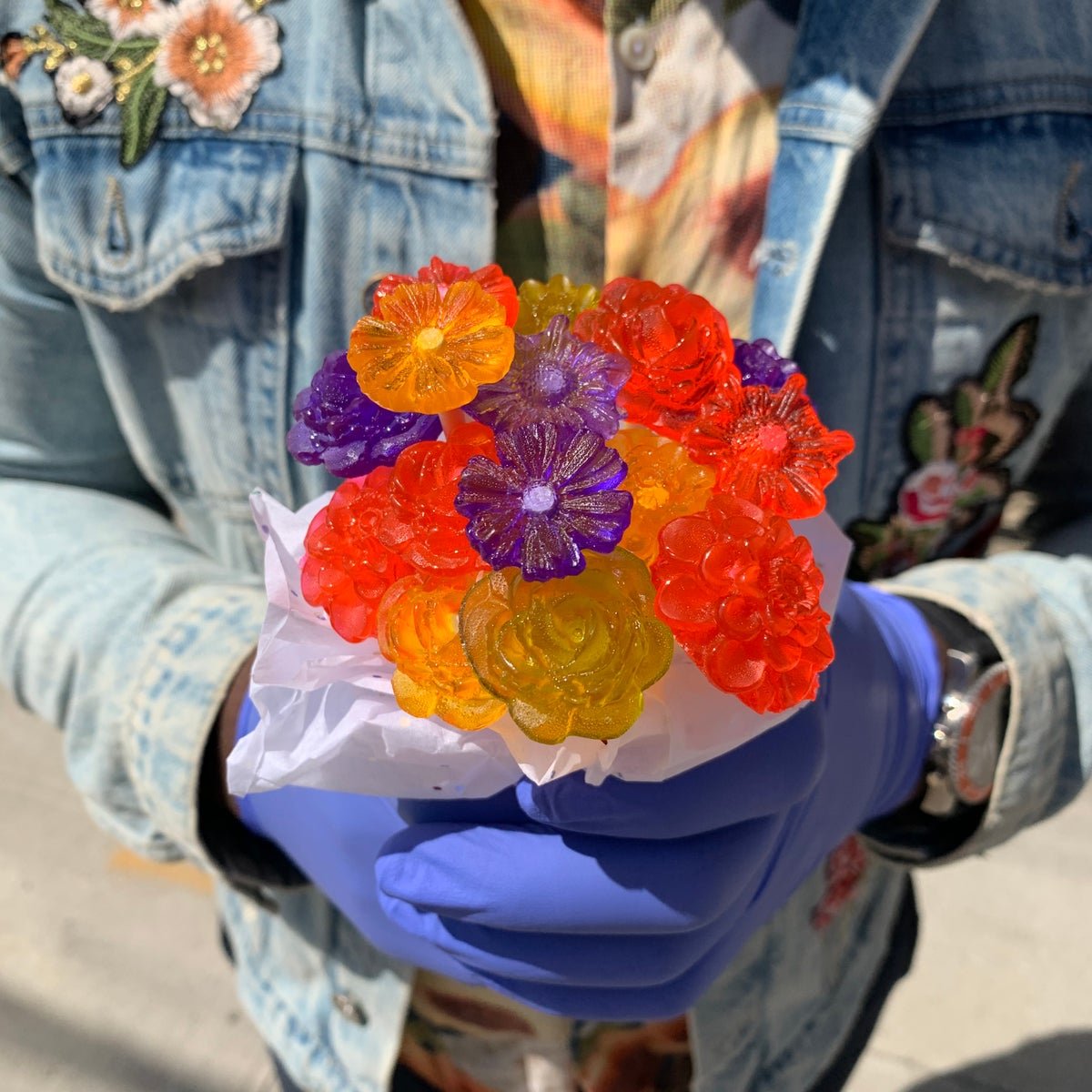 Bouquet of Candy Flowers