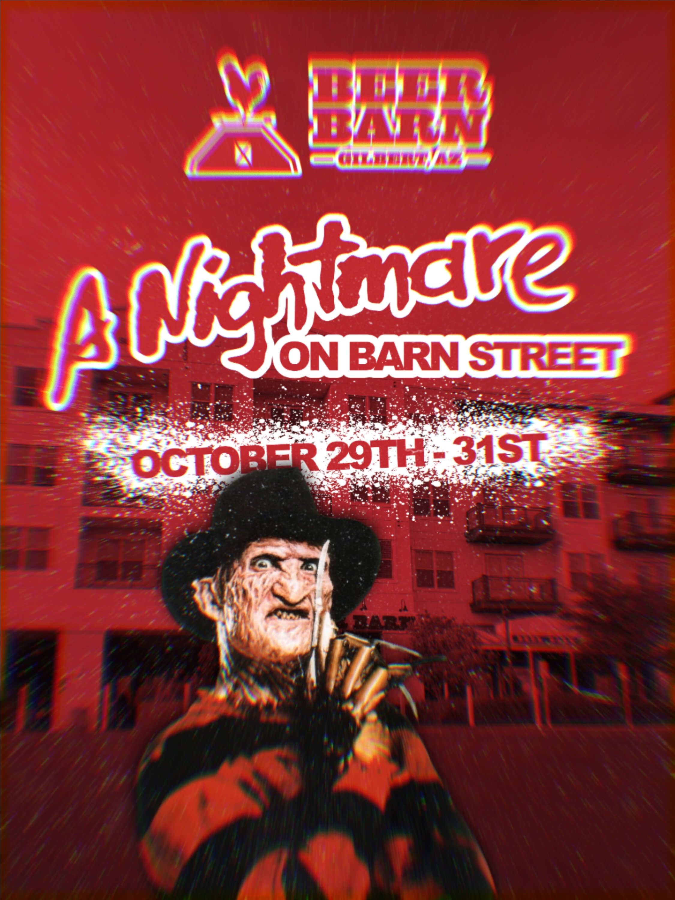 Same nightmare, new dreams

Only one more week of frights until next weekends&hellip; A Nightmare On Barn Street! We&rsquo;ve got a killer taplist ready along with our saddest songs for Emo Night. We&rsquo;ve also got a new addition&hellip; get your 