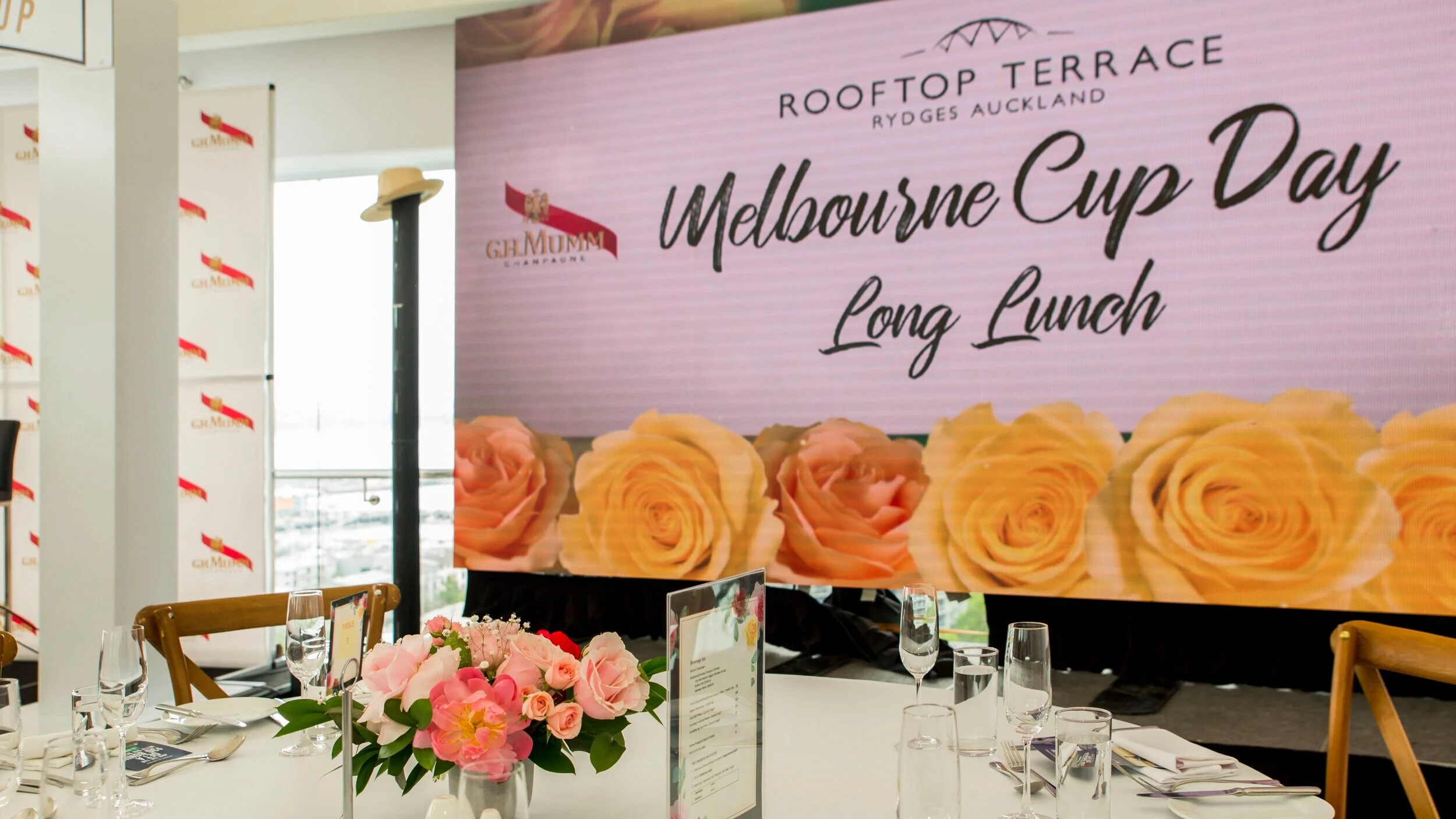 Melbourne Cup Luncheon Rooftop Terrace, Rydges Auckland