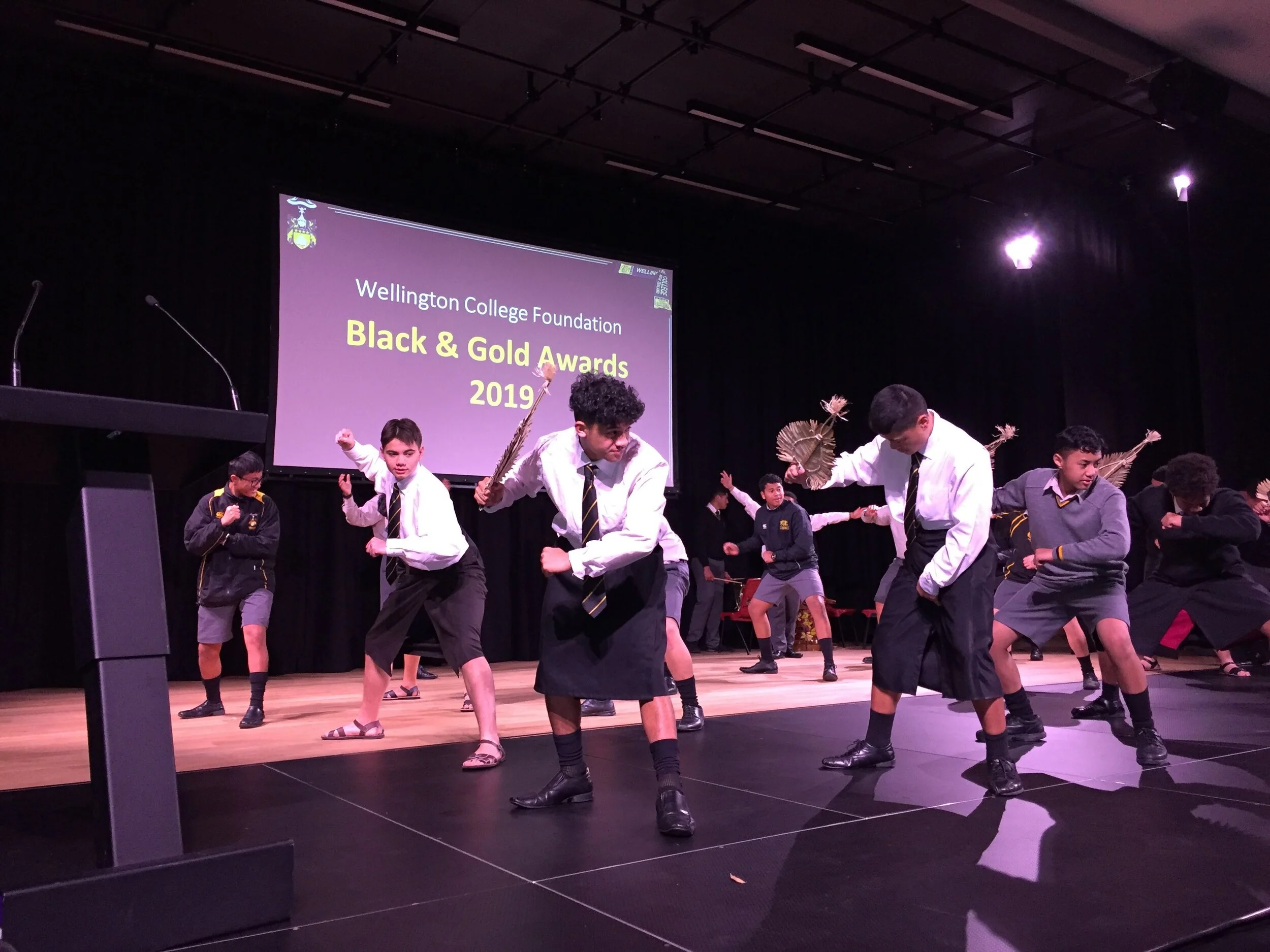 Black &amp; Gold Awards Allan Gibbs Centre, Wellington College