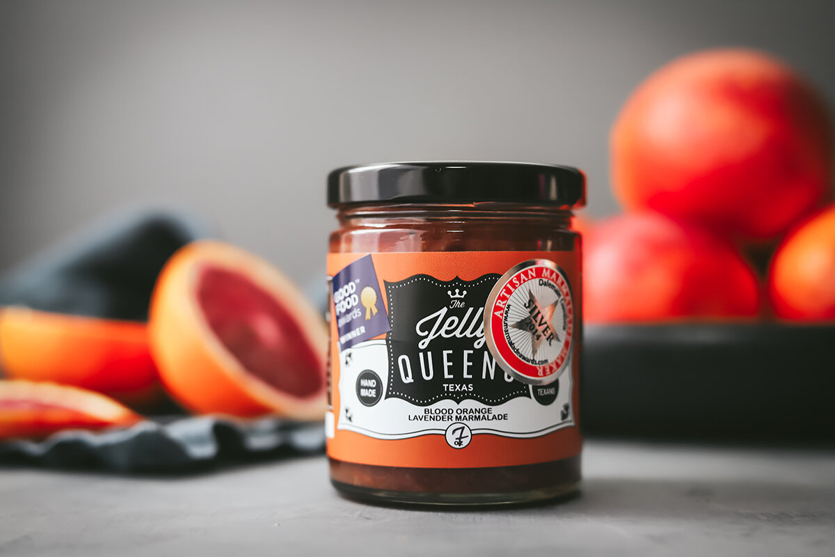 Blood Orange Lavender Marmalade Cake