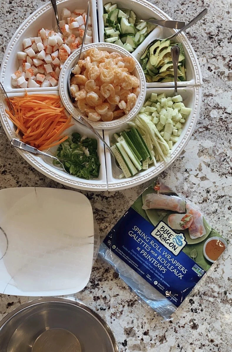Rice Paper Shrimp Wrap