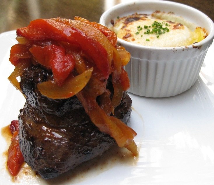 FOOD_Steak with grilled peppers & potato gratin_Kyle_cropped.jpg