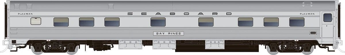1-41357 N Budd Passenger Mid-Train Dome Car Atlantic Coast Line Silver/Purple 