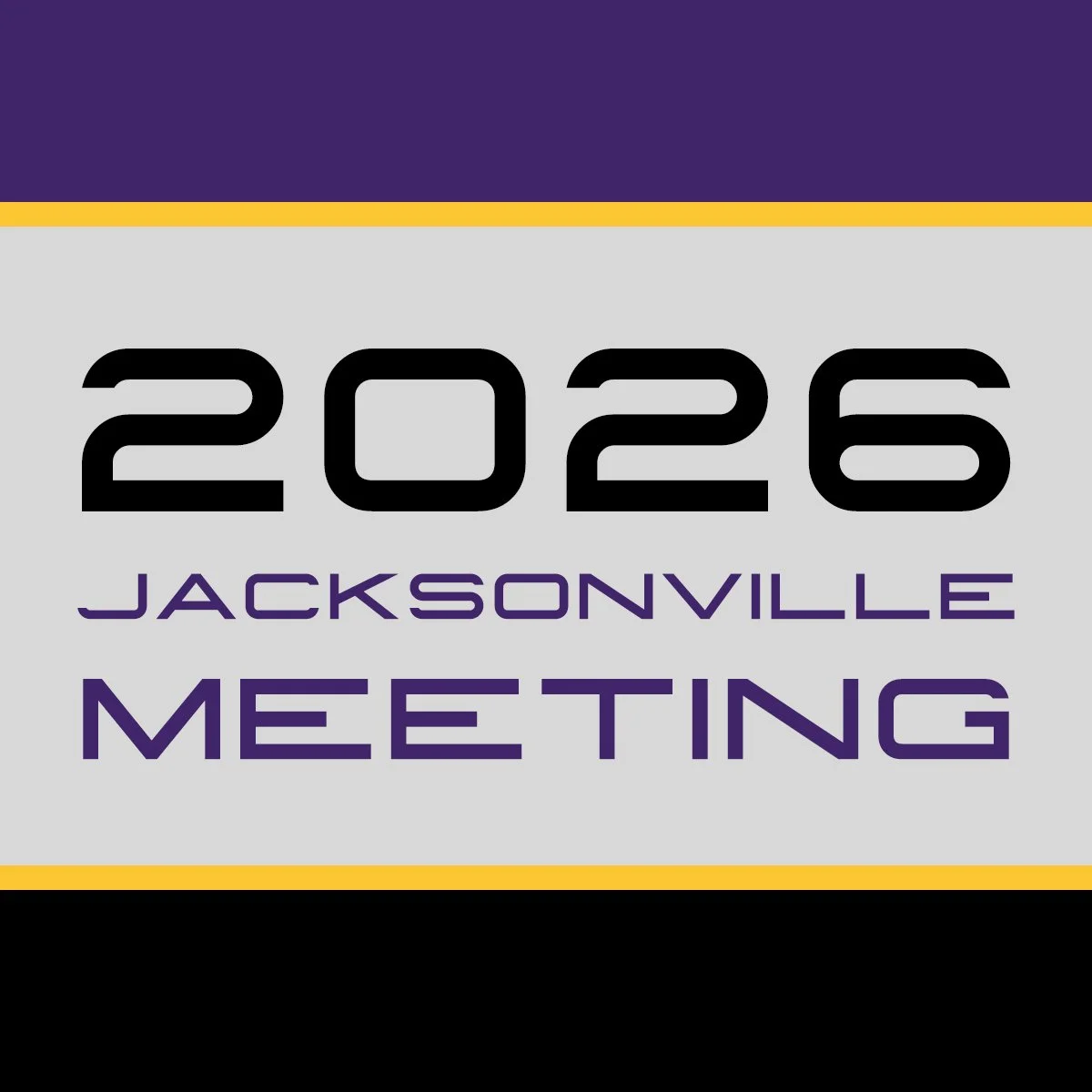 Jacksonville 2026 Meeting