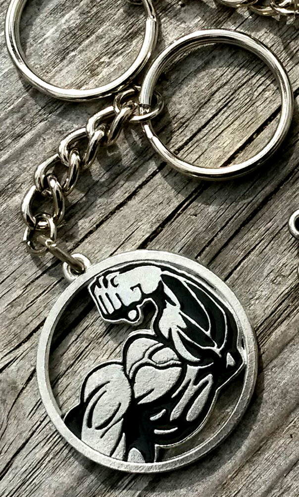 Gym Rat Keychain Gym Keychain Fitness Keychain 