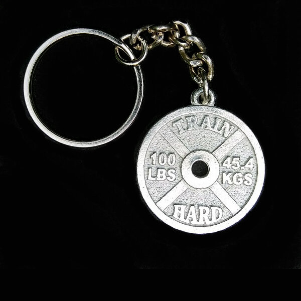 Weightlifting jewelry - key ring | Bodybuilding Jewelry | Powerlifting jewelry | Crossfit jewelry