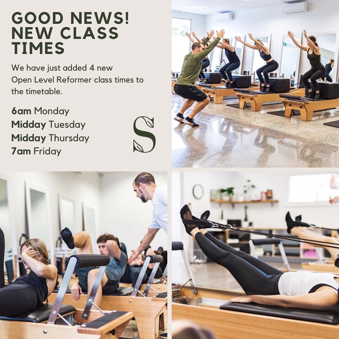We have some good news for your Friday afternoon, we&rsquo;ve added new class times!!🤍🙌🏼 
With Danny:
6am Monday
Midday Tuesday
Midday Thursday

With Jess:
7am Friday

Also, be sure to keep your eyes peeled for a new class👀🧘🏽&zwj;♀️ 

Book now!