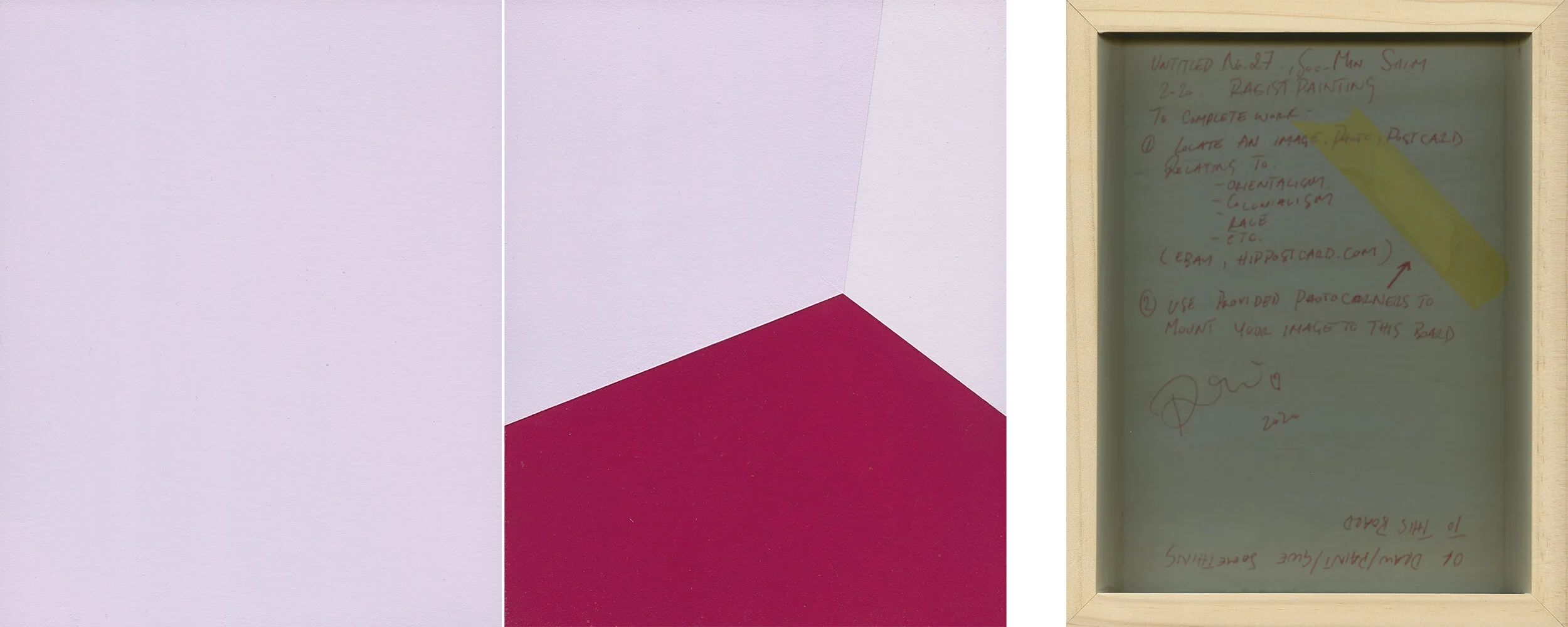 Untitled No. 27 (Soo-Min Shim), 2020