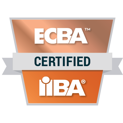 ECBA recognizes individuals ready to develop their business analysis skills, knowledge and behaviors as practicing business analysis professionals.