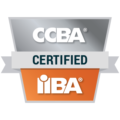 CCBA recognizes skilled BA professionals who have two to three years of practical business analysis. Work experience