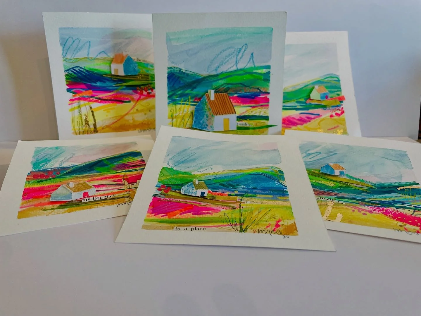 This collection of originals are now in my shop. They are ready to jet away to places new. If your interested they can be found by clicking the link in my bio up above and following the path to my big cartel shop. Thanks for the interest. #art #artis