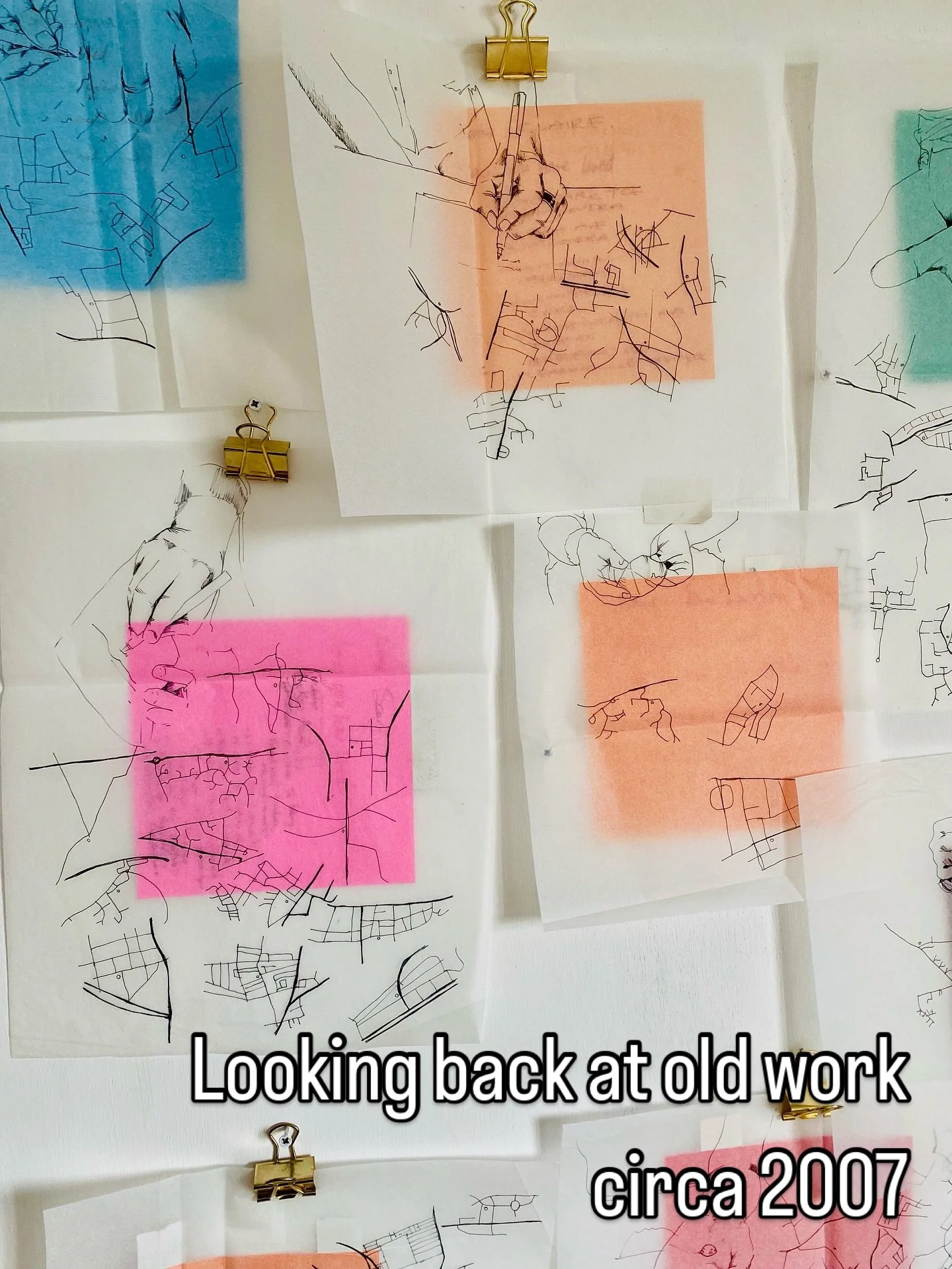 &ldquo;Where We Were&rdquo;
A line becomes a street. A hand becomes a memory. A home becomes a blur.

This project began in 2008 as a participatory gesture: a request to strangers to map out their remembered homes. In return, I gave them shells from 