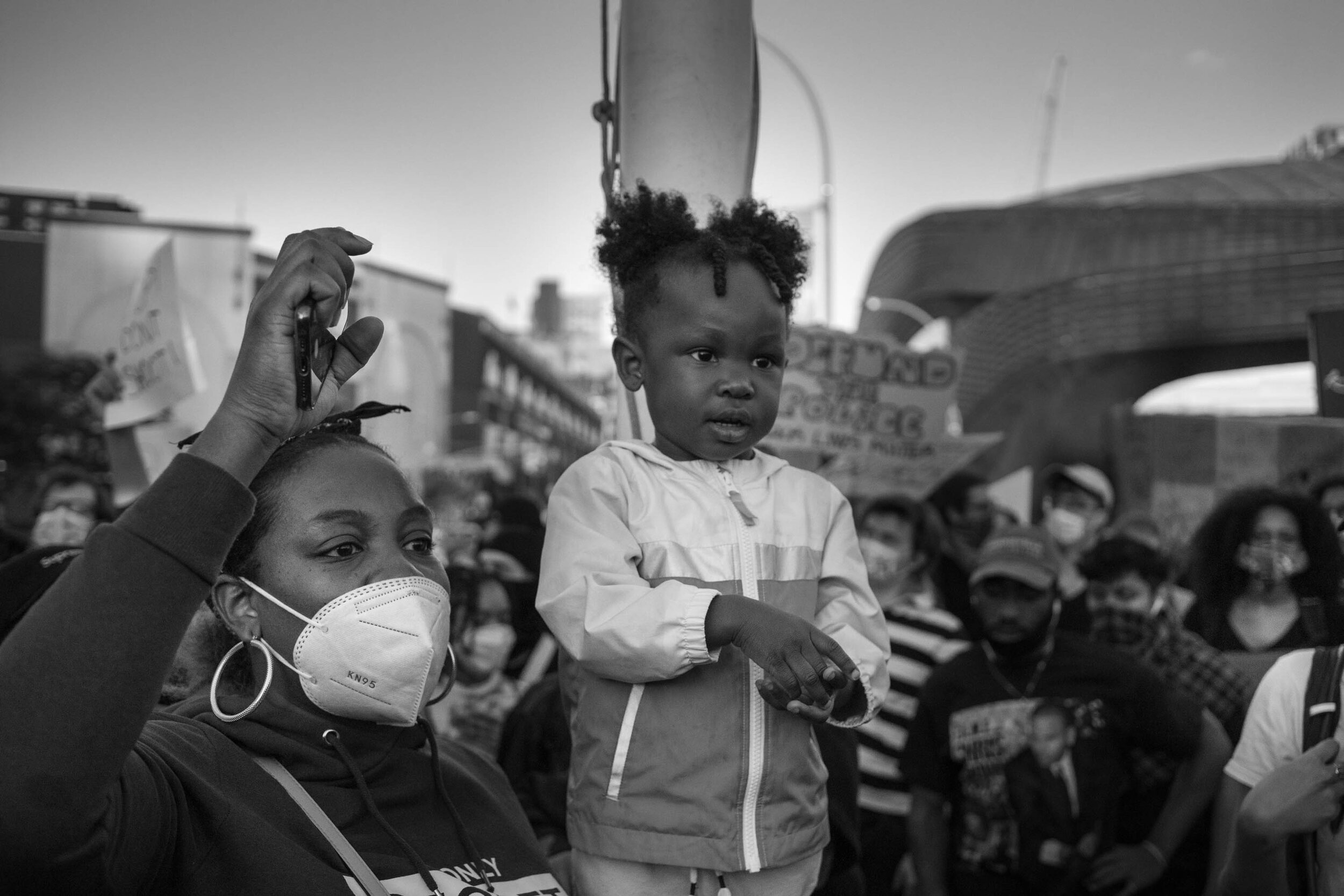  Protest against George Floyd’s death on May 31, 2020 at Barclays Center, New York City. 