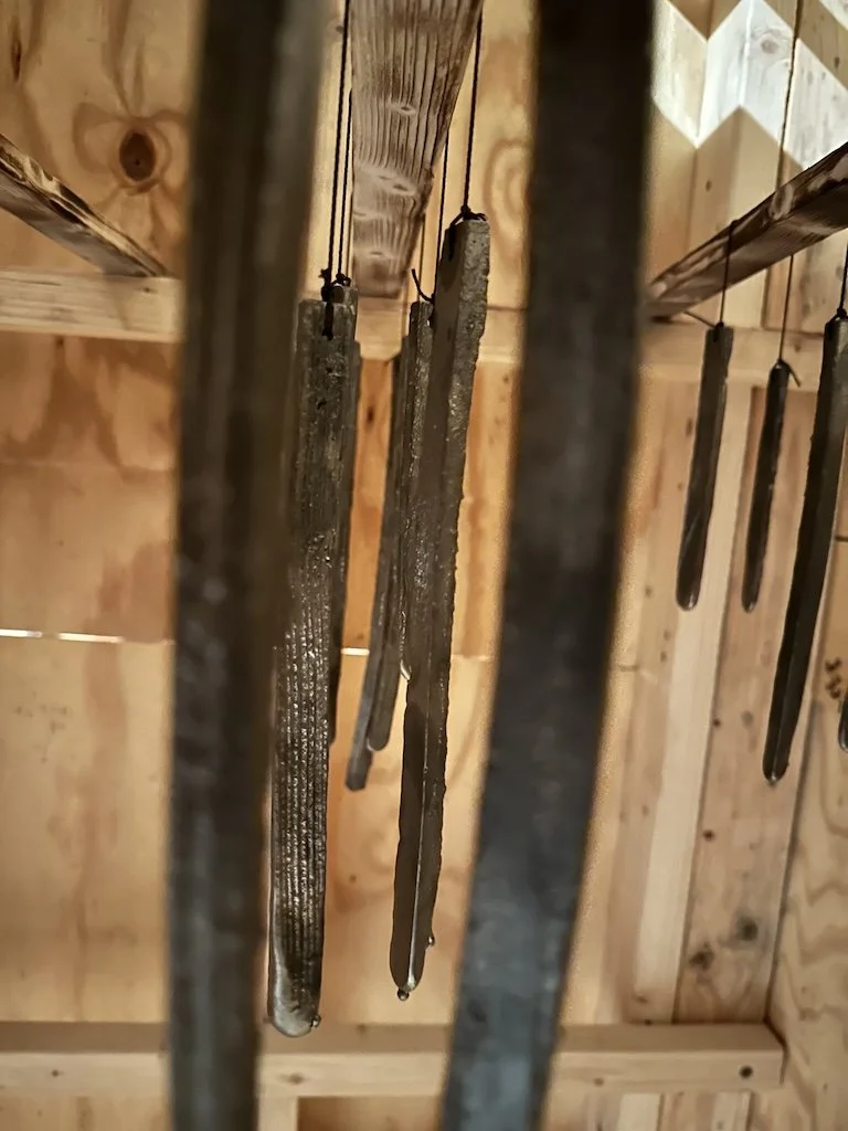 'Dog Salmon Metal Cast Strips' (Detail)