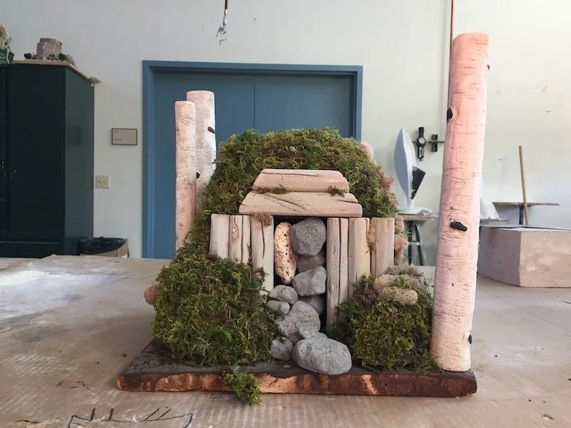 Maquette of 'Lost Identity & Spirituality'