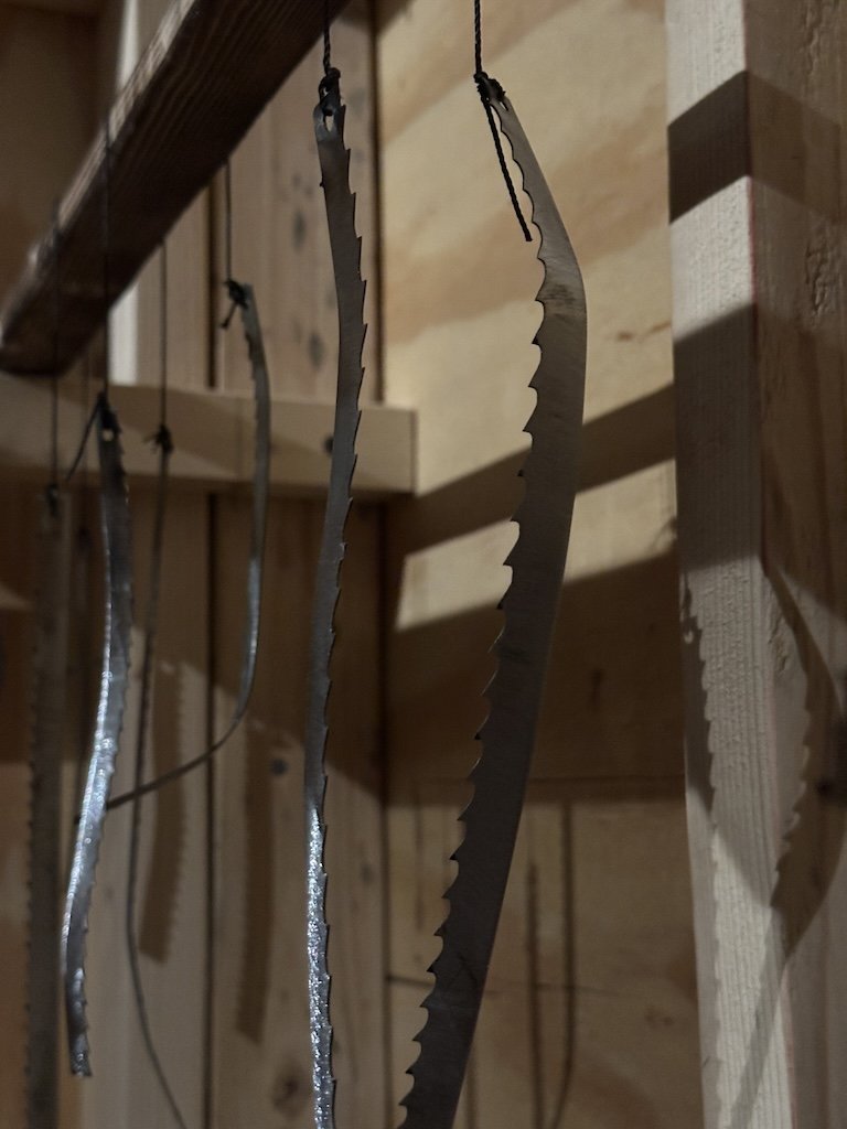 'Dog Salmon Bandsaw Strips' (Detail)
