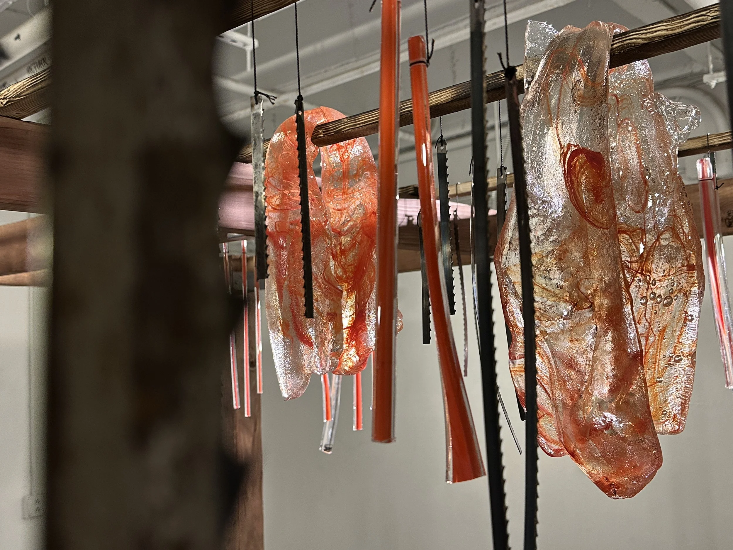 Detail of 'Salmon and Time'