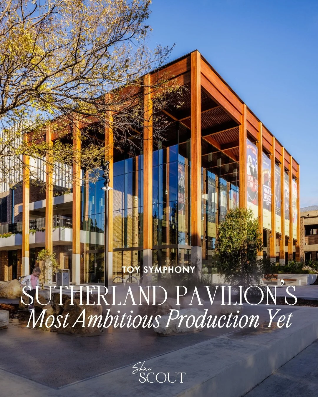 A major first for @sutherlandpavilion is happening this month. 🎭👏🏻

The venue will stage its first-ever self-produced theatre production, &lsquo;Toy Symphony&rsquo;, with three shows across June 18th - 20th. 😍

Written and directed by Shire local