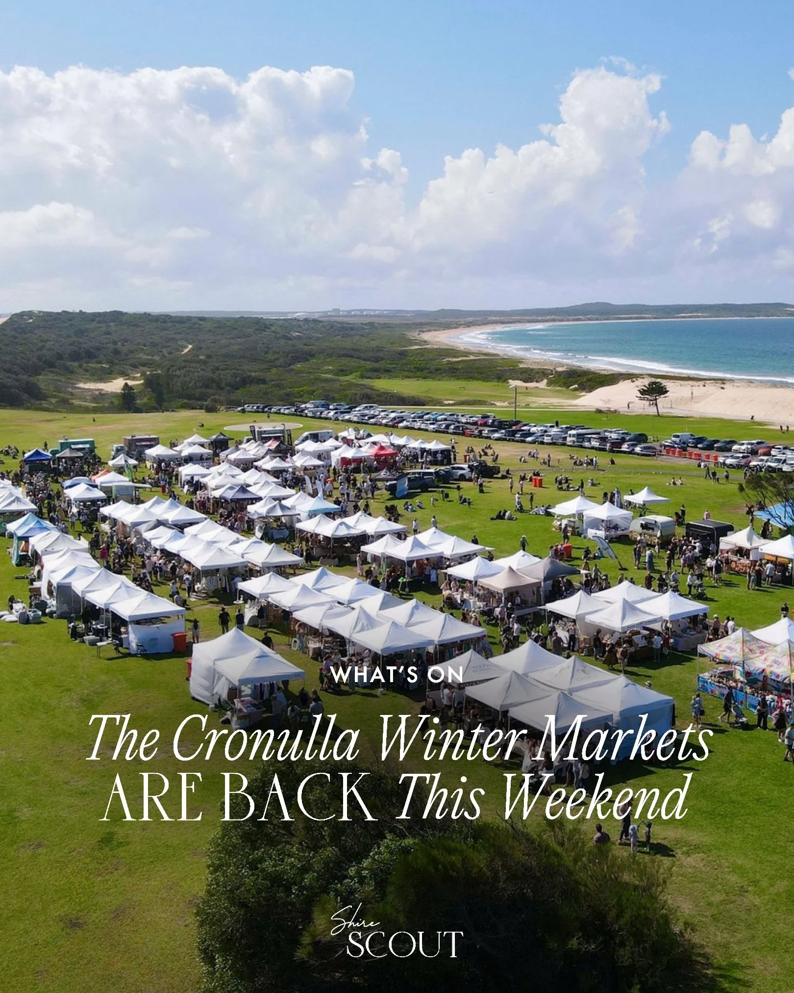 Mark your calendars! Cronulla Winter Markets by @cambridgemarketssydney are taking over Don Lucas Reserve this weekend. 👀 Here&rsquo;s the 411:

📅 When? Saturday 25th + Sunday 26th of July, 9:00am to 3:00pm
📍 Where? Don Lucas Reserve, Cronulla
🍴 